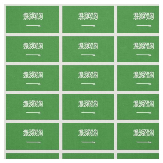 サウジアラビアの旗 ファブリック (見本)
