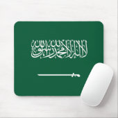 サウジアラビアの旗 マウスパッド (マウス)