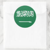 サウジアラビアの旗 ラウンドシール (バッグ)