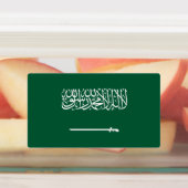 サウジアラビアの旗 ラベル (貼付)
