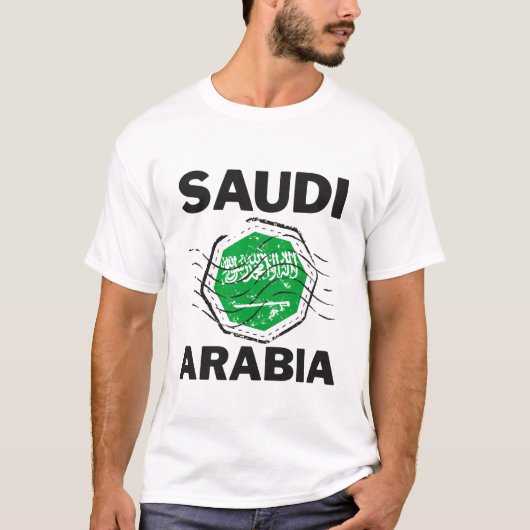 サウジアラビアの旗 Tシャツ (正面)