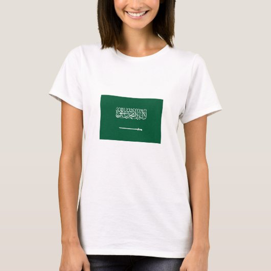 サウジアラビアの旗 Tシャツ (正面)