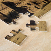 サウジアラビアのMadain Saleh、古代2の場所 ジグソーパズル (側面)