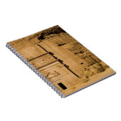 サウジアラビアのMadain Saleh、古代3の場所 ノートブック (右側)