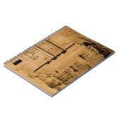 サウジアラビアのMadain Saleh、古代3の場所 ノートブック (左側)