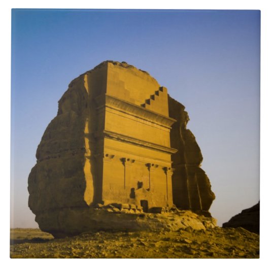 サウジアラビアのMadain Saleh、古代4の場所 タイル (正面)