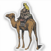 サウジアラビアはラクダのシールに男性を文化する シール (正面)