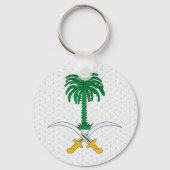 サウジアラビアコートオブアームズ詳細 キーホルダー (正面)