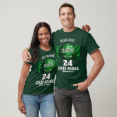 サウジアラビアサッカー国家旗遺産サッカー Tシャツ (ユニセックス)