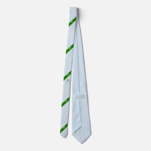 サウジアラビアストライプ国旗 ネクタイ (裏面)