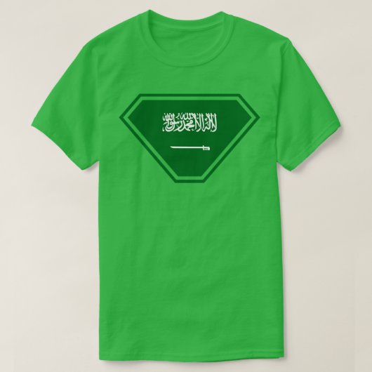 サウジアラビアスーパー権限シールド Tシャツ (デザイン正面)