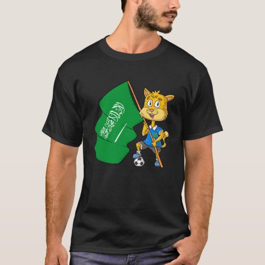 サウジアラビアファンネコ Tシャツ (正面)