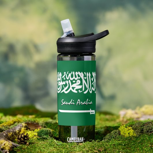 サウジアラビアボトル愛国的サウジアラビア国旗 ウォーターボトル (アウトドア)