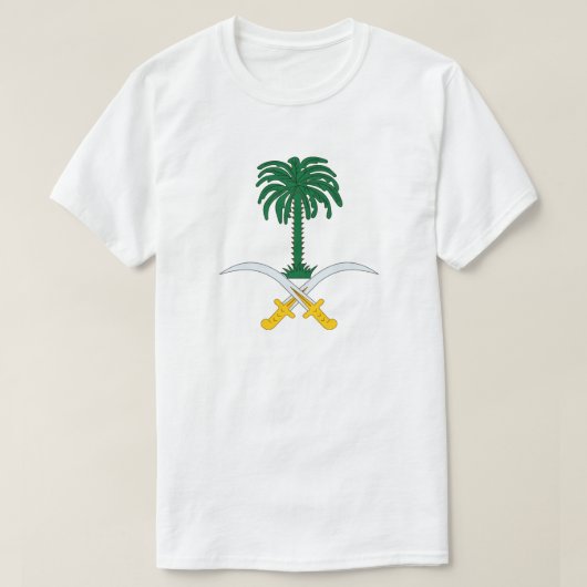 サウジアラビアンコートオブアームズタンクトップ Tシャツ (デザイン正面)
