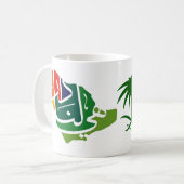 サウジアラビアンナショナルデーコーヒーマグ コーヒーマグカップ (正面左)