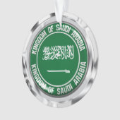 サウジアラビア丸エンブレム オーナメント (正面)