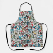 サウジアラビア人気がある//ポルトガルのモチーフ エプロン (正面)