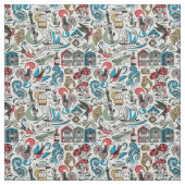 サウジアラビア人気がある//ポルトガルのモチーフ ファブリック (見本)