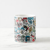 サウジアラビア人気がある//ポルトガルのモチーフ モーフィングマグカップ (中央)