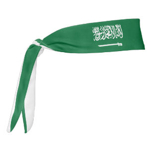 サウジアラビア国エレガント際国旗 タイヘッドバンド