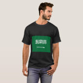 サウジアラビア国旗علم السعودية Tシャツ (正面フル)
