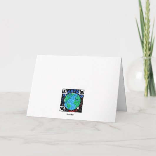 サウジアラビア国旗の愛国的誕生日 カード (裏面)