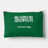 サウジアラビア国旗 アクセサリーポーチ (裏面)