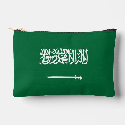 サウジアラビア国旗 アクセサリーポーチ (正面)