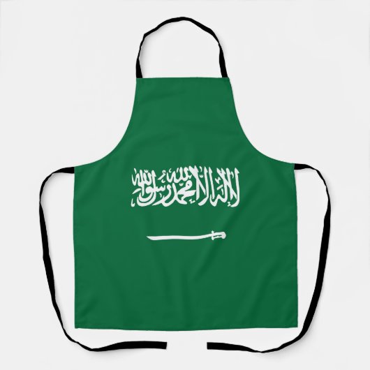 サウジアラビア国旗 エプロン (正面)