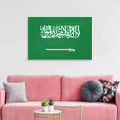 サウジアラビア国旗 キャンバスプリント (インサイチュ (リビング))
