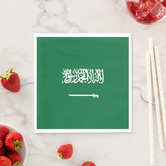 サウジアラビア国旗 スタンダードランチョンナプキン (インサイチュ)