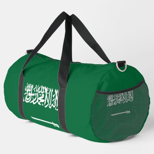 サウジアラビア国旗 ダッフルバッグ (右コーナー)