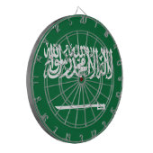 サウジアラビア国旗 ダーツボード (正面左)