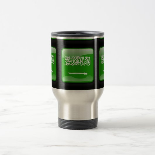 サウジアラビア国旗 トラベルマグ (中央)
