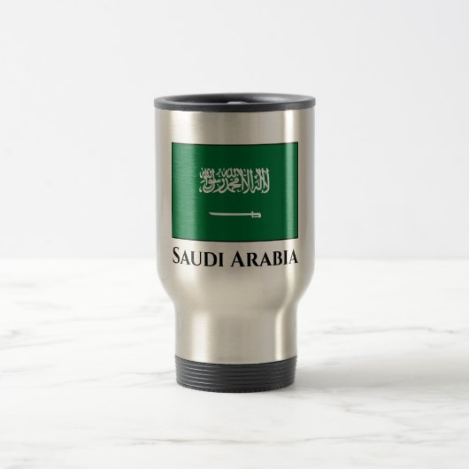 サウジアラビア国旗 トラベルマグ (中央)