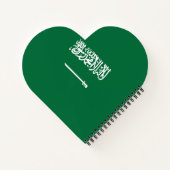 サウジアラビア国旗 ノートブック (裏面)