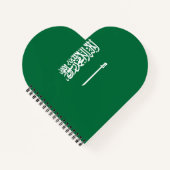 サウジアラビア国旗 ノートブック (正面)