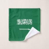 サウジアラビア国旗 バスタオルセット (ウォッシュタオル)