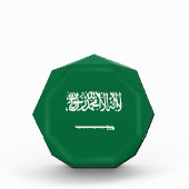 サウジアラビア国旗 フォトブロック (正面)