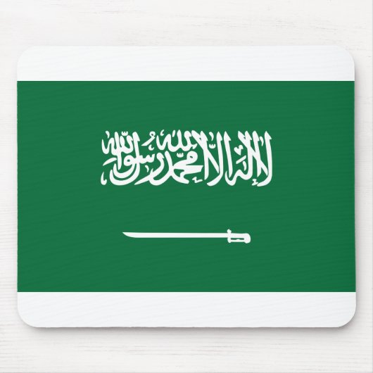 サウジアラビア国旗 マウスパッド (正面)