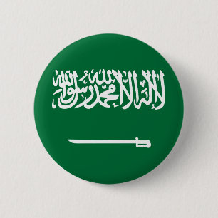 サウジアラビア国旗 缶バッジ