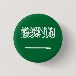 サウジアラビア国旗 缶バッジ