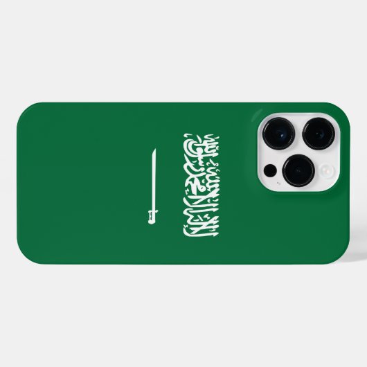 サウジアラビア国旗 iPhoneケース (裏面横)