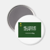 サウジアラビア国旗Alt2 マグネット (正面/裏面)