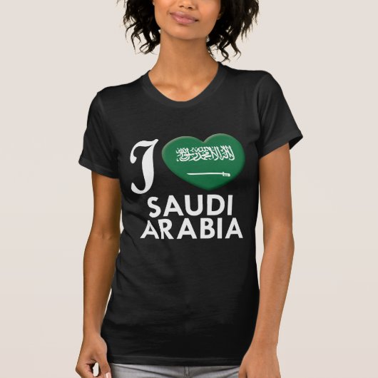 サウジアラビア愛W Tシャツ (正面)