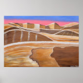 サウジアラビア砂漠 ポスター (正面)
