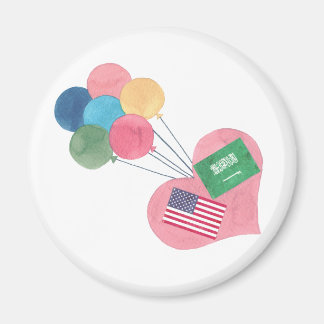 サウジアラビア系アメリカのラウンドマグネット マグネット