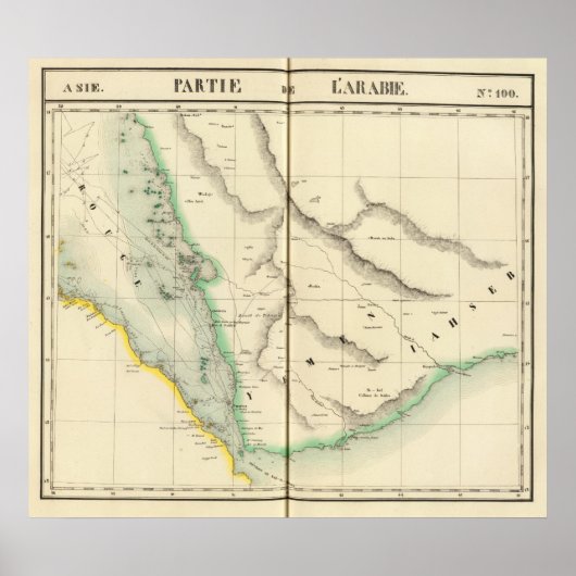 サウジアラビア、アジア100 ポスター (正面)