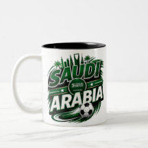 サウジアラビア サッカー ファン マグカップ | グリーンフットボール サポーター
