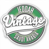 サウジアラビア・ジッダのロゴ シール (正面)